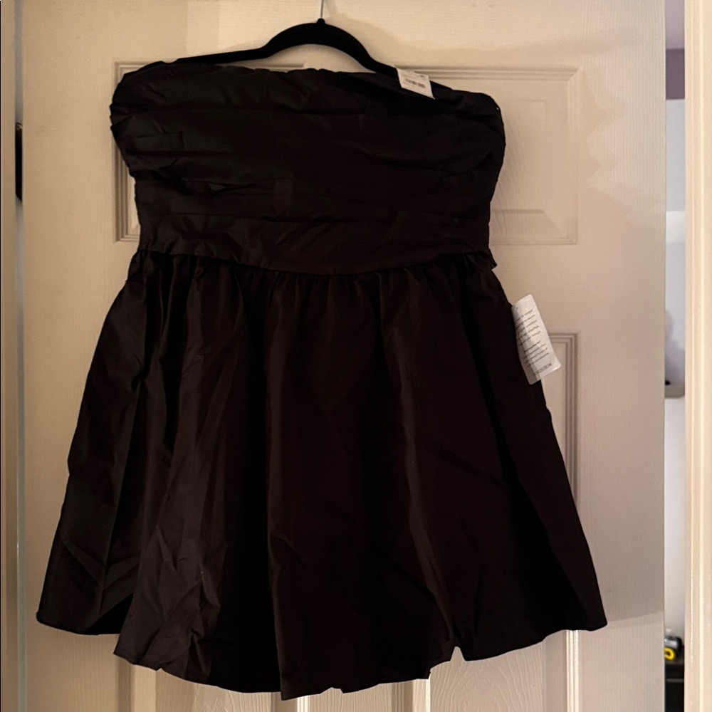Nordstrom Black Strapless Evening Dress